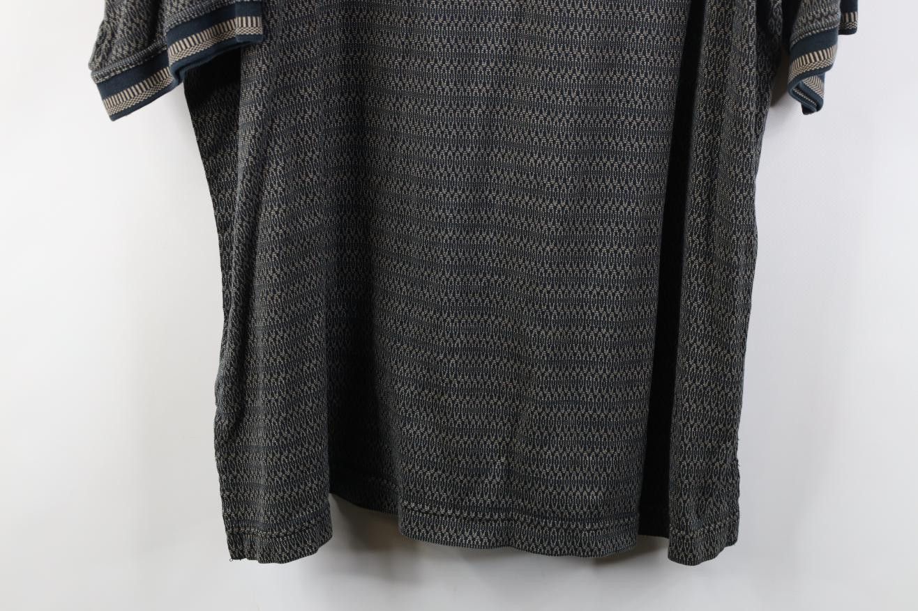 Vintage Vintage 90s Streetwear Geometric Knit Golf Polo Shirt Size US XL / EU 56 / 4 - 13 Thumbnail