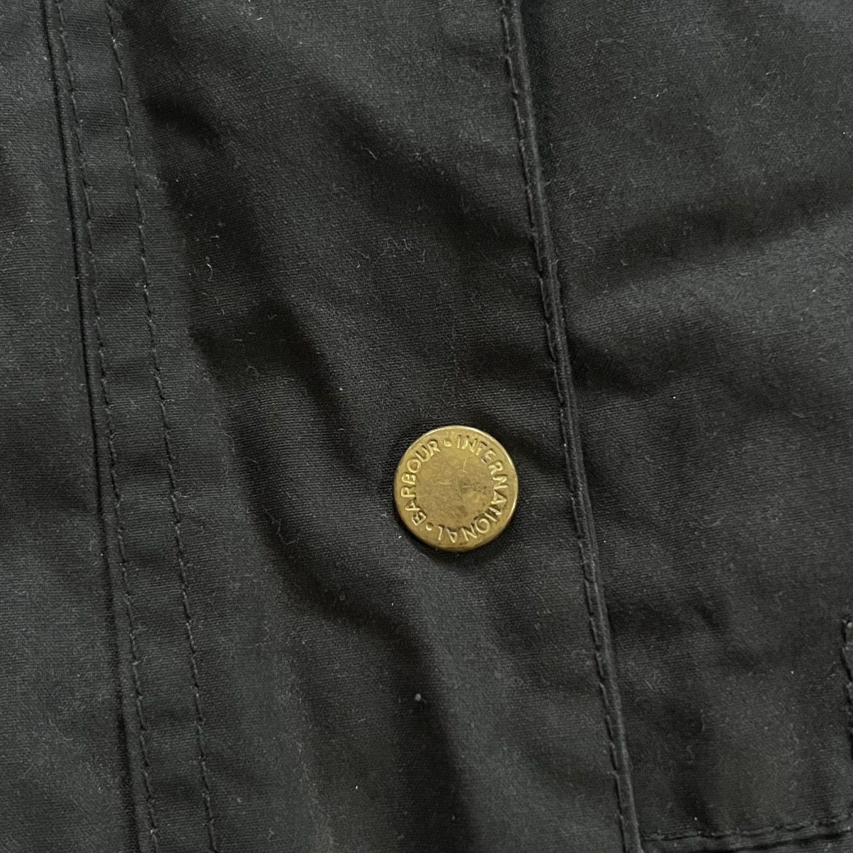 Barbour BARBOUR International Women's Hoodless Katana Wax Parka Size L / US 10 / IT 46 - 7 Thumbnail