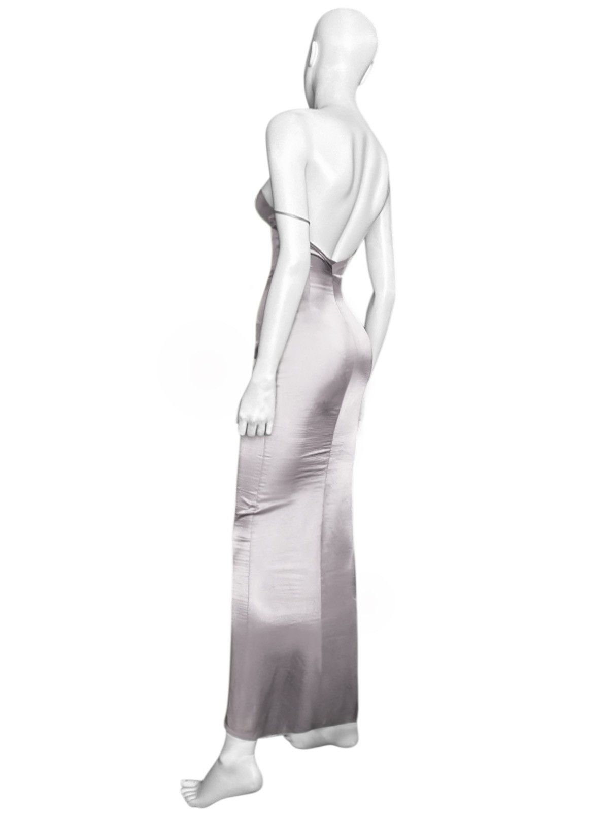 Dolce & Gabbana Dolce and Gabbana Runway F/W 2000 Silk Satin Maxi Dress. Size S / US 4 / IT 40 - 2 Thumbnail