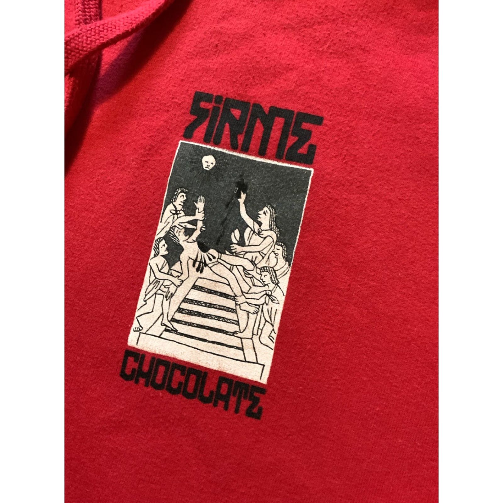 CHOCOOLATE VINTAGE Chocolate Skateboards X Stevie Perez Firme Ritual Skate Red Pullover Hoodie M Men Sz.M Red Pullover Hoodie Skateboarding Mens Size US M / EU 48-50 / 2 - 5 Thumbnail