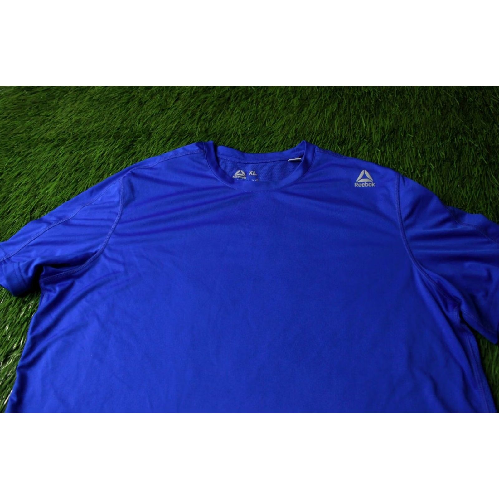 Reebok REEBOK PERFORMANCE ORIGINAL MEN T-SHIRT CASUAL SLEEP SHIRT TEE JERSEY XL BLUE Short Sleeve Slim Polyester 100% Shirt Men XL Blue T-Shirt 2018 Size US XL / EU 56 / 4 - 2 Thumbnail