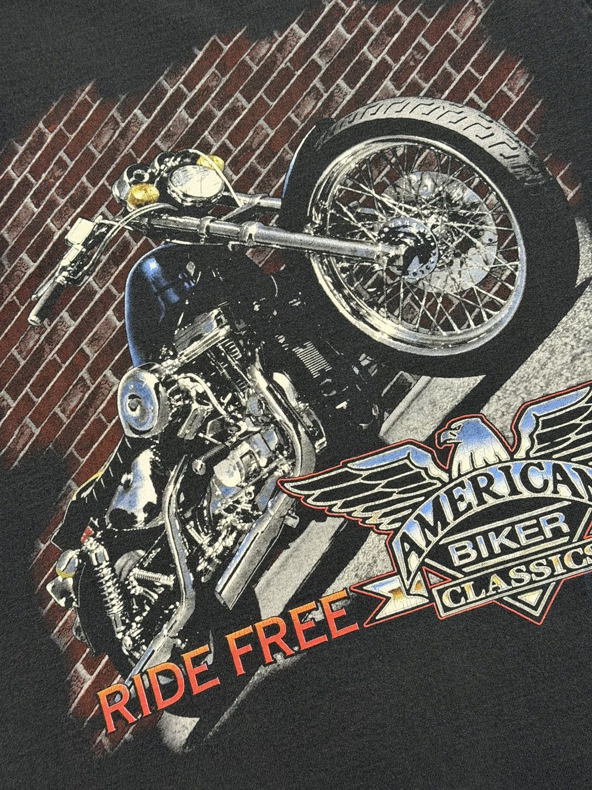 Harley Davidson Vintage 90s American Biker Classics Black Harley Davidson M Size US M / EU 48-50 / 2 - 3 Thumbnail