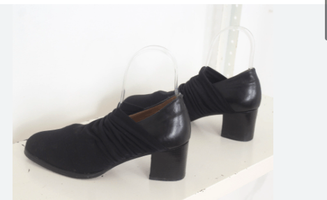 Other Ruched Elasticized Neoprene Leather Shoes Size US 10 / IT 40 - 3 Thumbnail