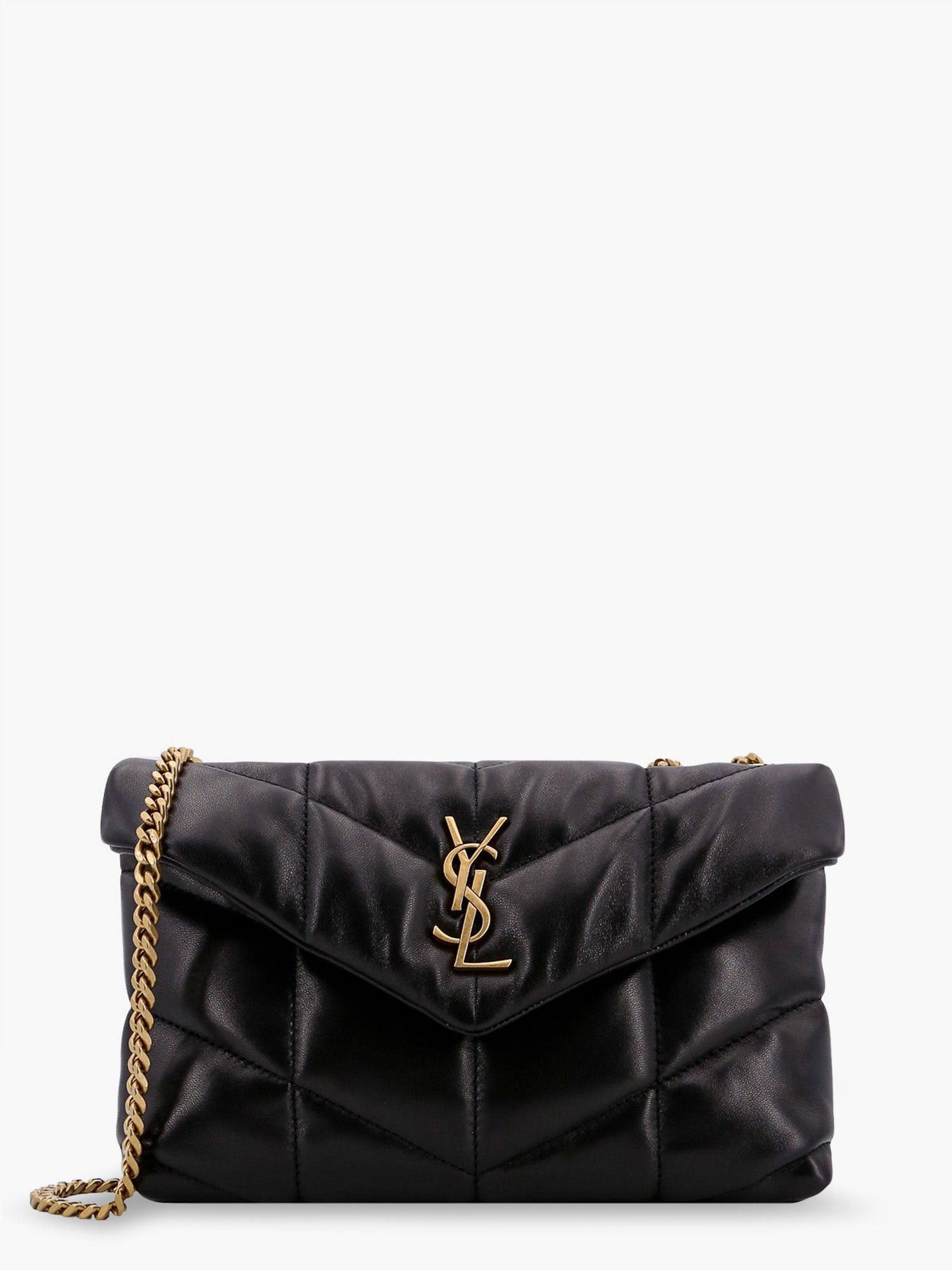 Saint Laurent Paris Loulou Puffer Toy Matelasse Leather Crossbody Bag Size ONE SIZE - 1 Thumbnail