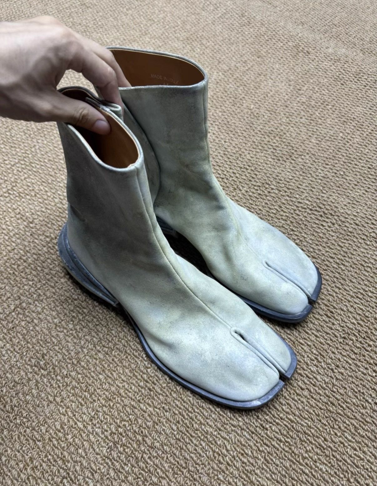 Maison Margiela Maison Margiela Painted Air Bag Tabi Chelsea Boots K37 Size US 11 / EU 44 - 5 Thumbnail