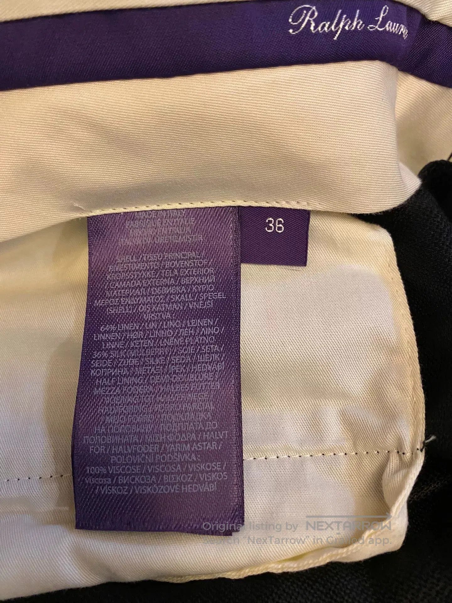 Ralph Lauren Purple Label Ralph Lauren Purple Label Casual Trousers. Size US 36 / EU 52 - 7 Thumbnail