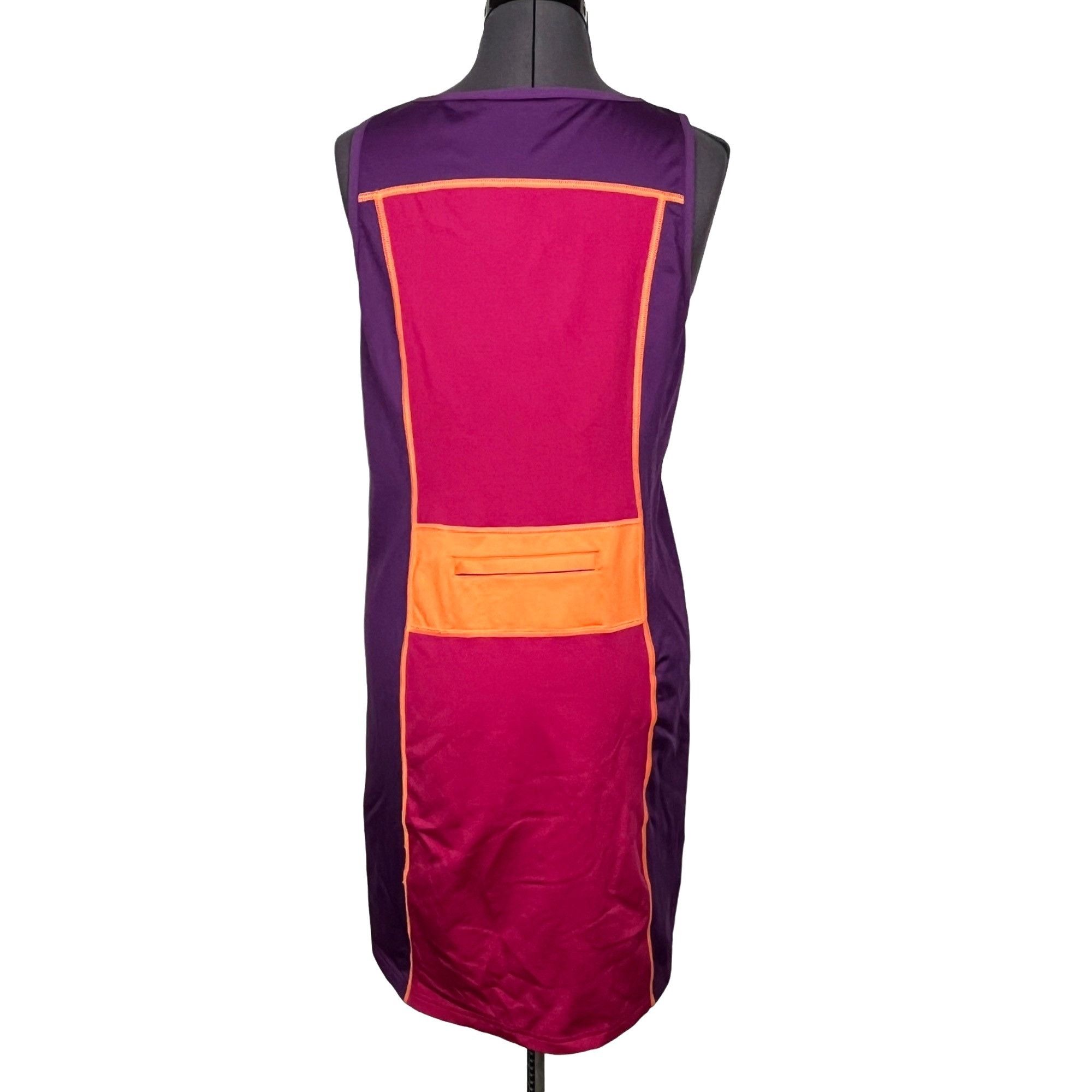 Other Title Nine Sleeveless Dress Colorblock Sz. M Active Knee-Len Size M / US 6-8 / IT 42-44 - 4 Thumbnail