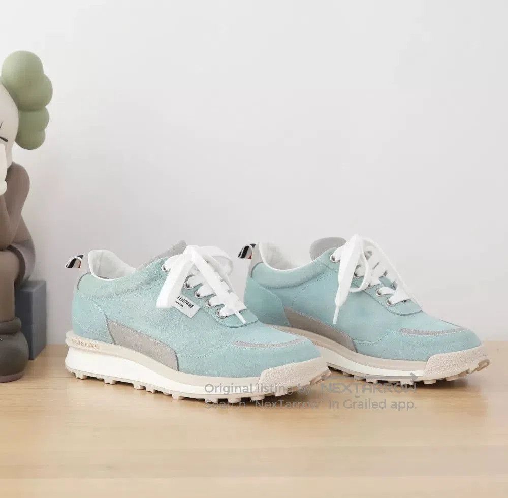 Thom Browne THOM BROWNE Blue Suede Lace. Size US 5.5 / IT 35.5 - 3 Thumbnail