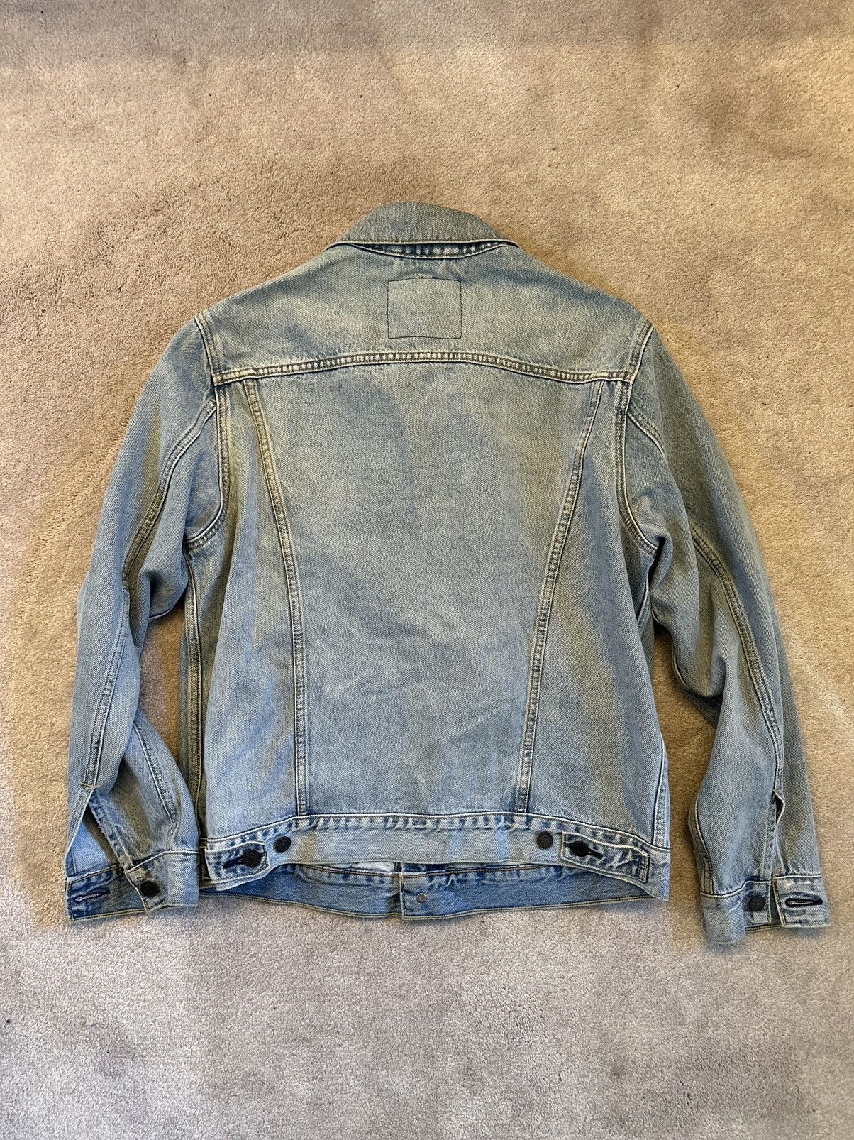 Levi's Levi’s Premium Big E Denim Trucker Jacket Light Wash Virgil Size US M / EU 48-50 / 2 - 3 Thumbnail