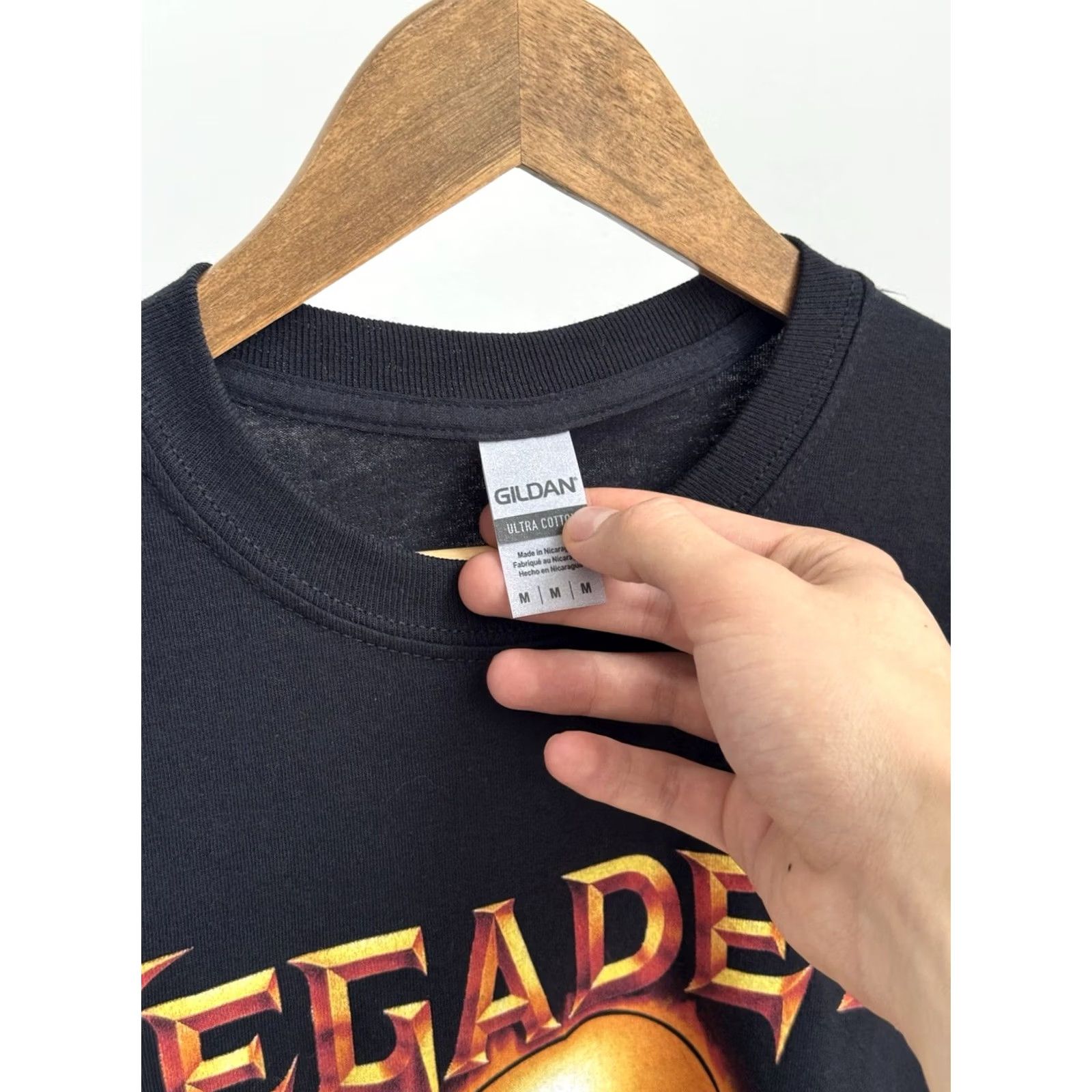Vintage VINTAGE Megadeth Flame Long Sleeve Shirt Mens M Black 80s Rock Y2K Band Merch Logo Size US M / EU 48-50 / 2 - 6 Thumbnail
