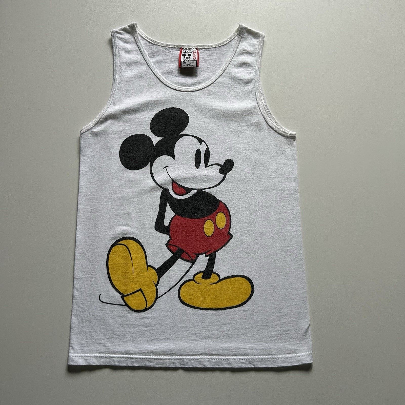 Disney Vintage 90s Mickey Mouse Tank Top Shirt Small Disney Graphic Size US S / EU 44-46 / 1 - 1 Thumbnail