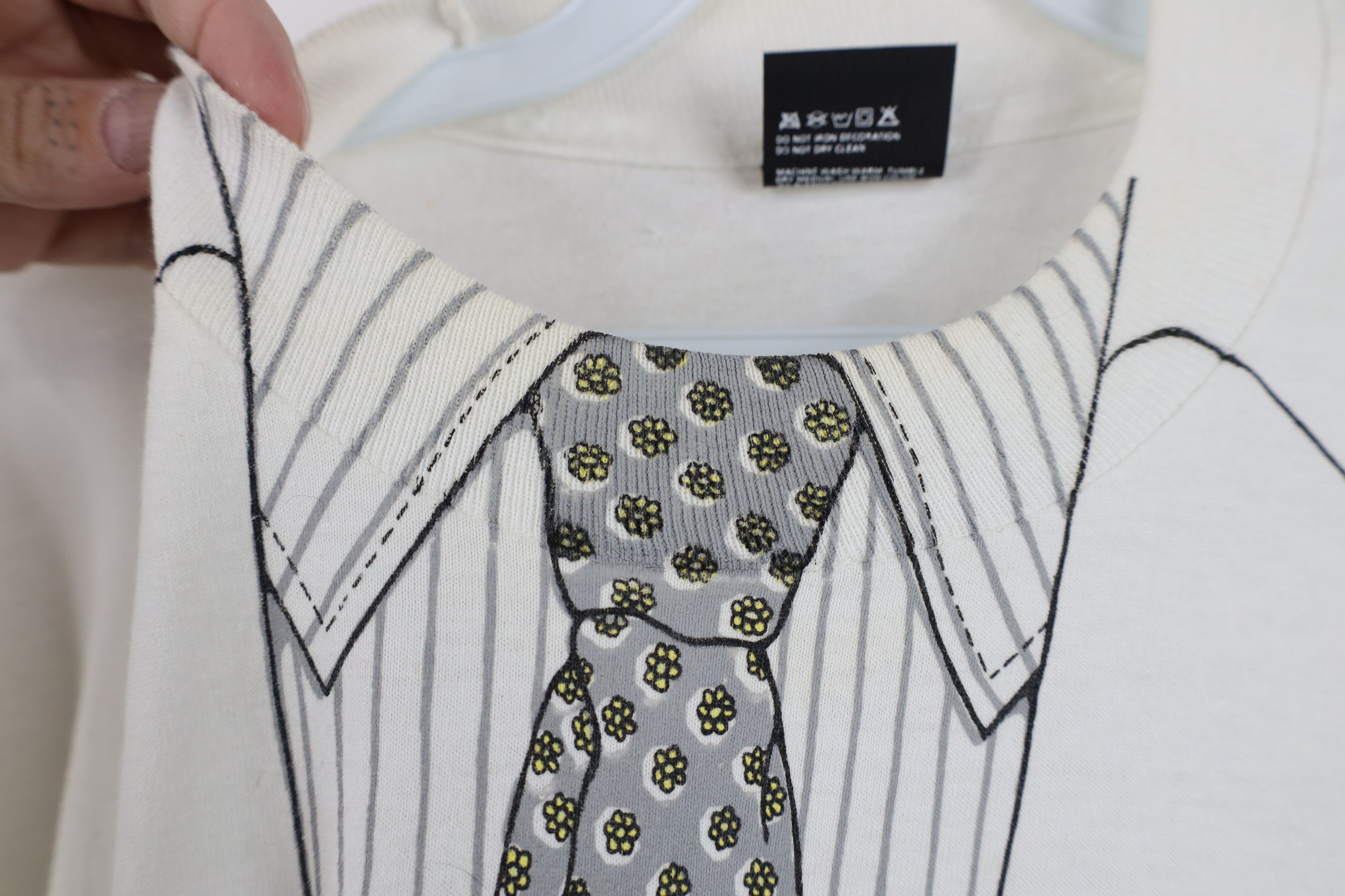 Vintage Vintage 70s Leslie Arwin Coat Short Sleeve T-Shirt White USA Size US XL / EU 56 / 4 - 10 Thumbnail
