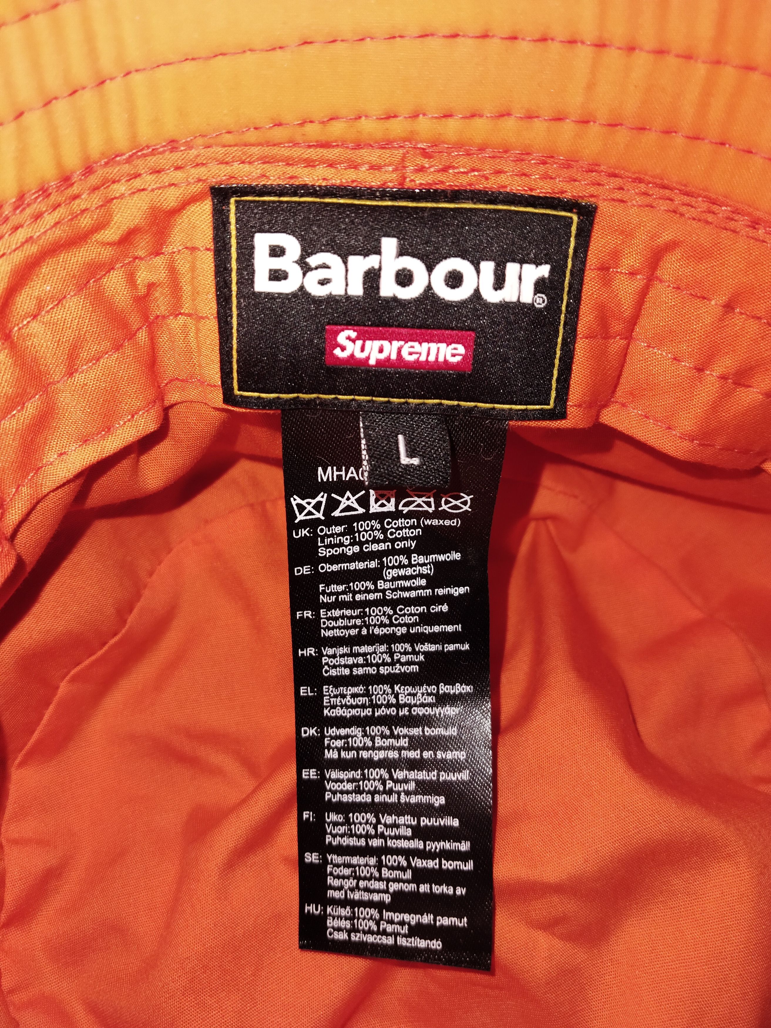 Supreme SUPREME x BARBOUR Bucket Hat Size ONE SIZE - 7 Thumbnail