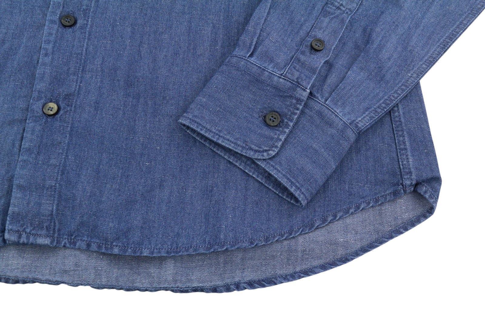 SEASE TN690 FISH TAIL XL Mid Denim Blue Button 90617 Size US XL / EU 56 / 4 - 5 Thumbnail