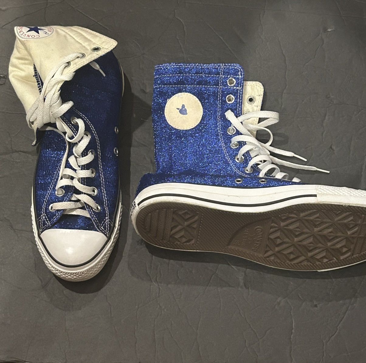 Converse Converse sparkling glitter Blue All Stars Size US 9.5 / EU 42-43 - 1 Thumbnail