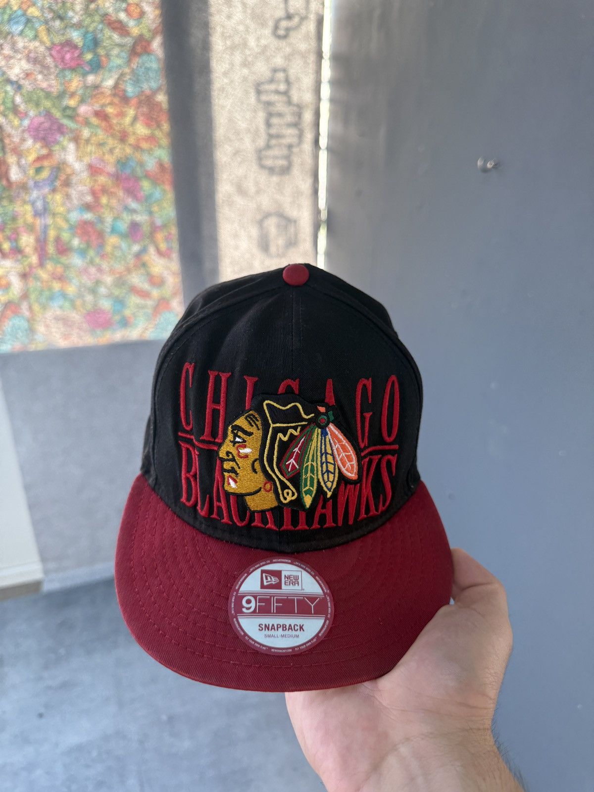 New Era Chicago Blackhawks New Era Snapback with Patch Size ONE SIZE - 1 Thumbnail