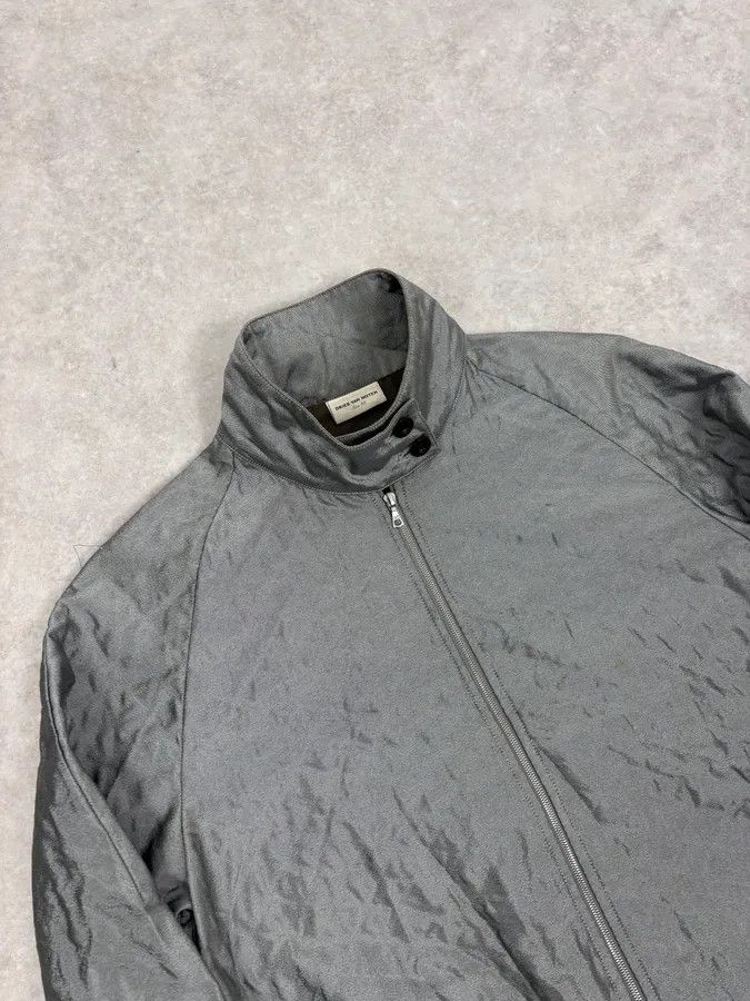 Dries Van Noten Dries Van Noten Grey Quilted Relief Jacket Size S / US 4 / IT 40 - 5 Thumbnail