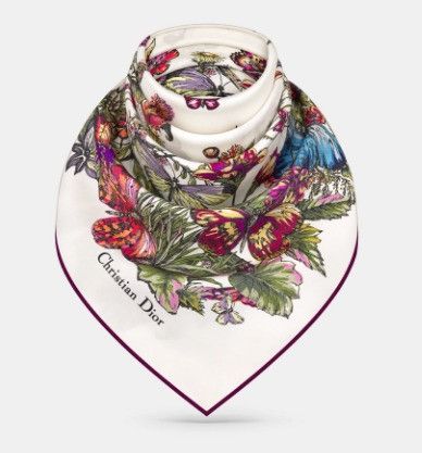 Dior o1w1db11024 Size: OS / Mexico Millefiori Square Scarf Size ONE SIZE - 3 Thumbnail