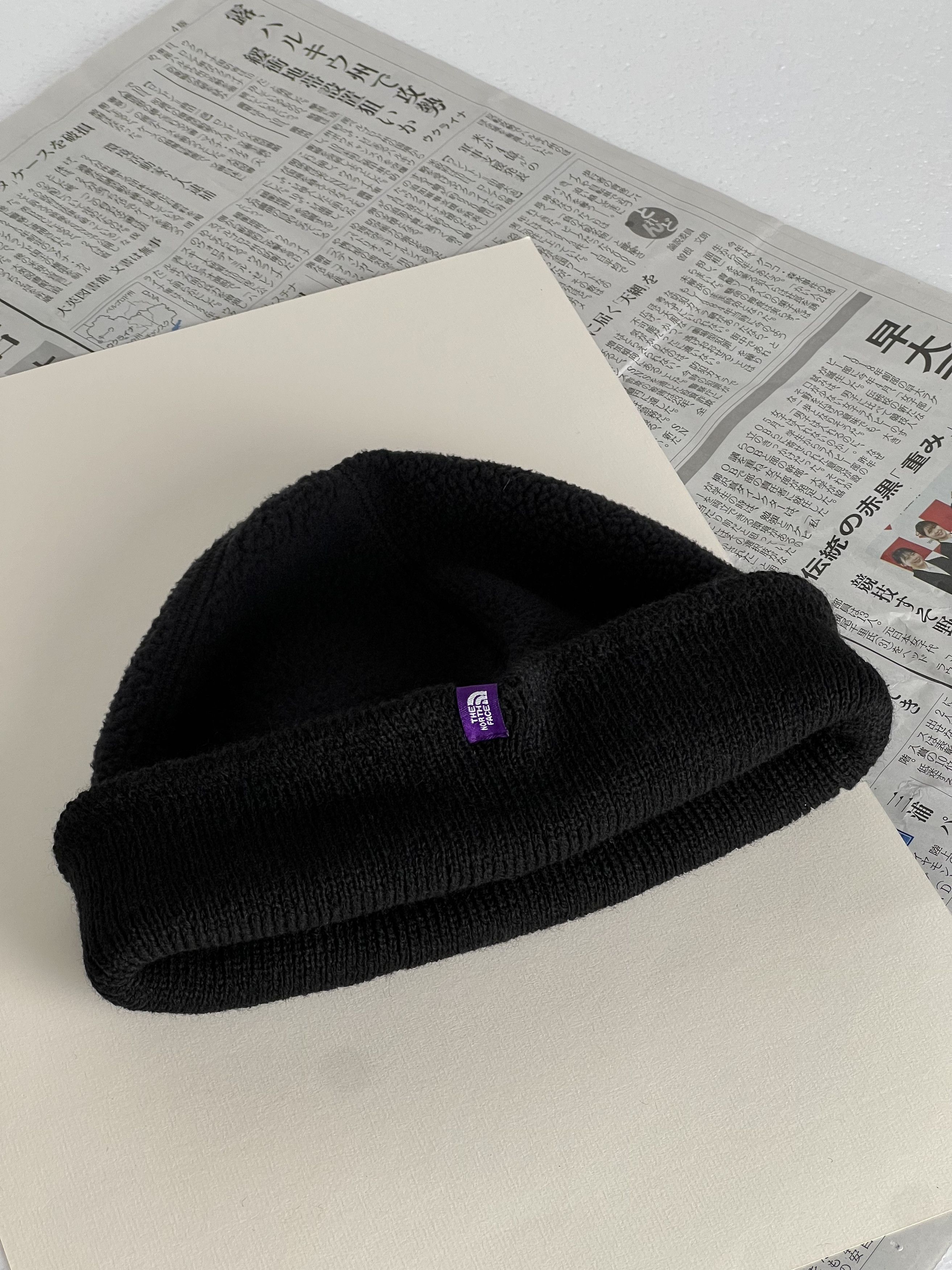 The North Face TNF JPN Purple Label POLARTEC Field Fleece Wool Cap Size ONE SIZE - 1 Thumbnail