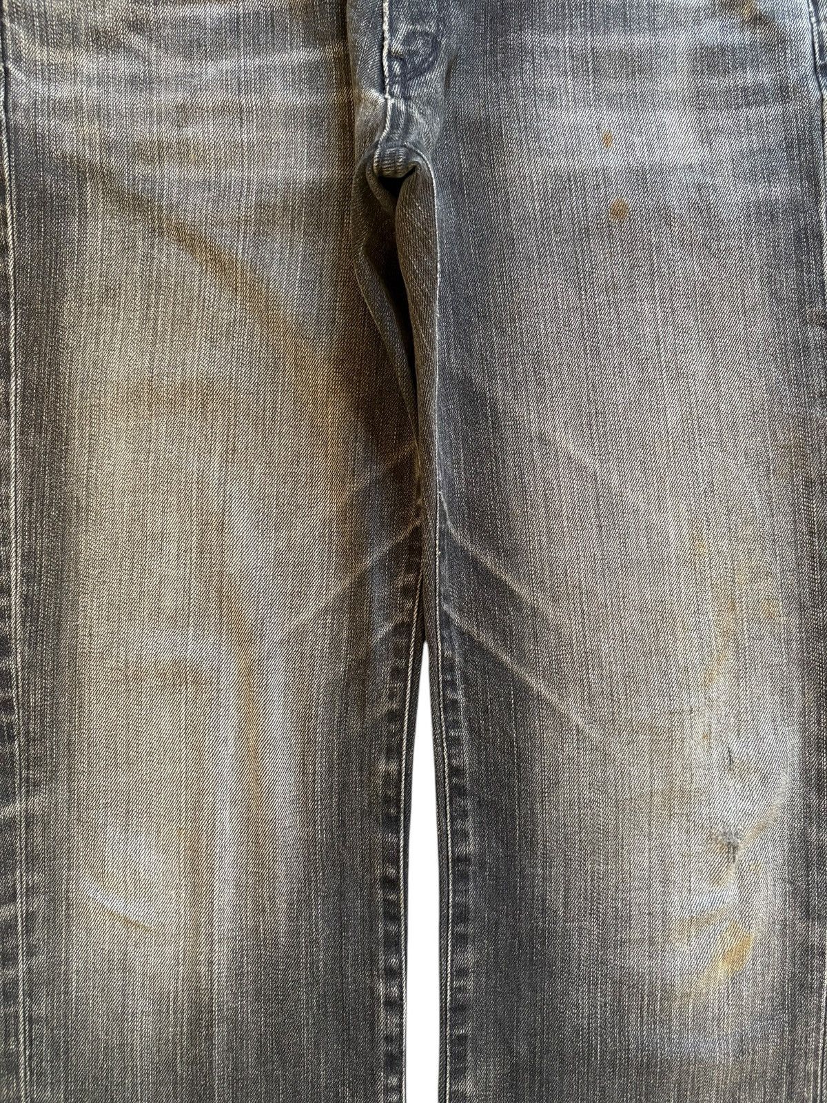 Japanese Brand × Jun Takahashi × Uniqlo Vintage Uniqlo Mud Wash Loose Baggy Black Jeans Size US 34 / EU 50 - 5 Thumbnail