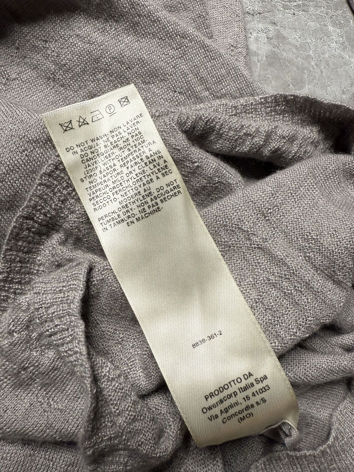 Rick Owens Rick Owens Glitter F/W17 Cashmere Oversized Sweater Textured Size US XS / EU 42 / 0 - 13 Thumbnail