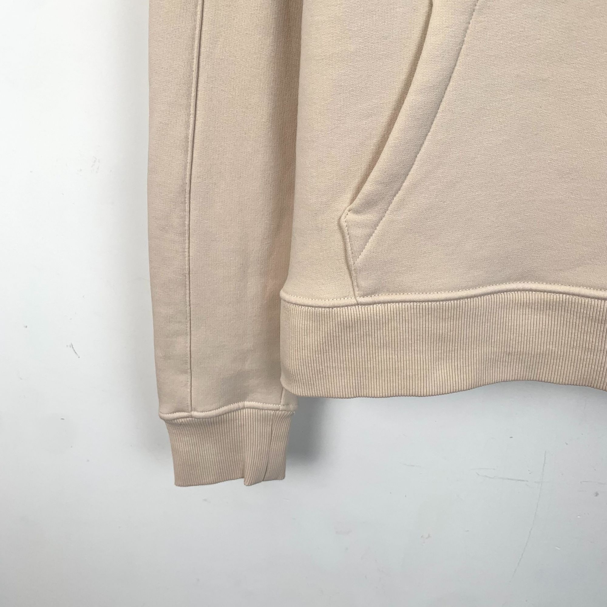 Max Mara MaxMara Womens Beige Hoodie Sweatshirt Embroidered Logo Size Size S / US 4 / IT 40 - 4 Thumbnail