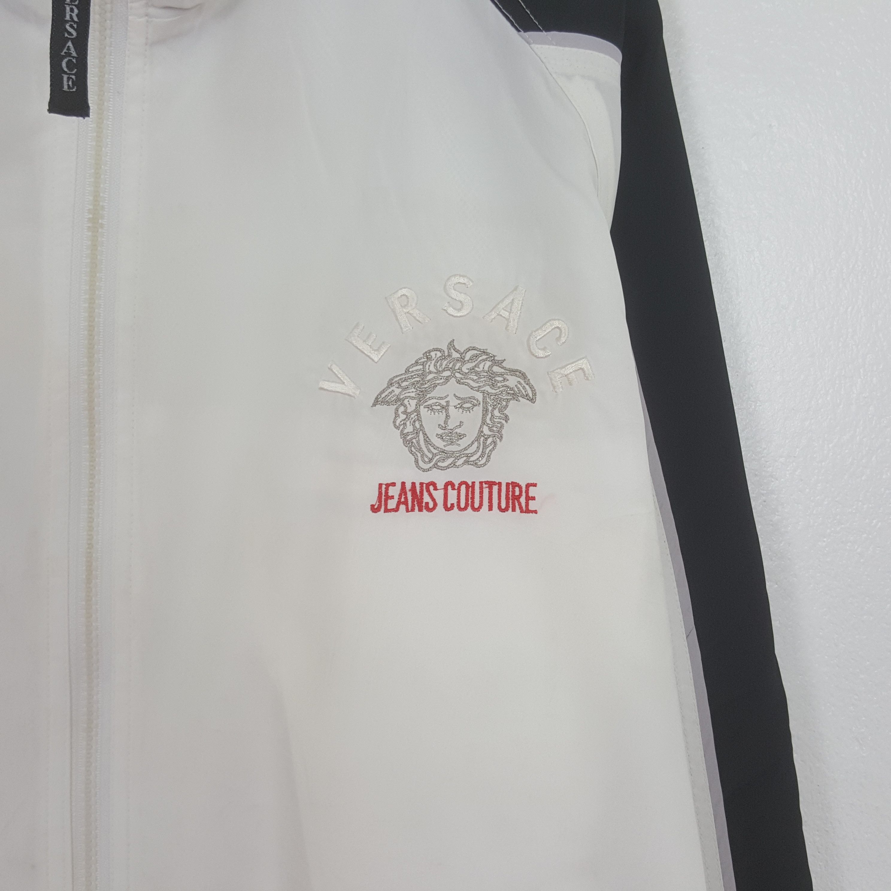 Versace Vintage Versace Track Zipper Jacket Size US XL / EU 56 / 4 - 4 Thumbnail