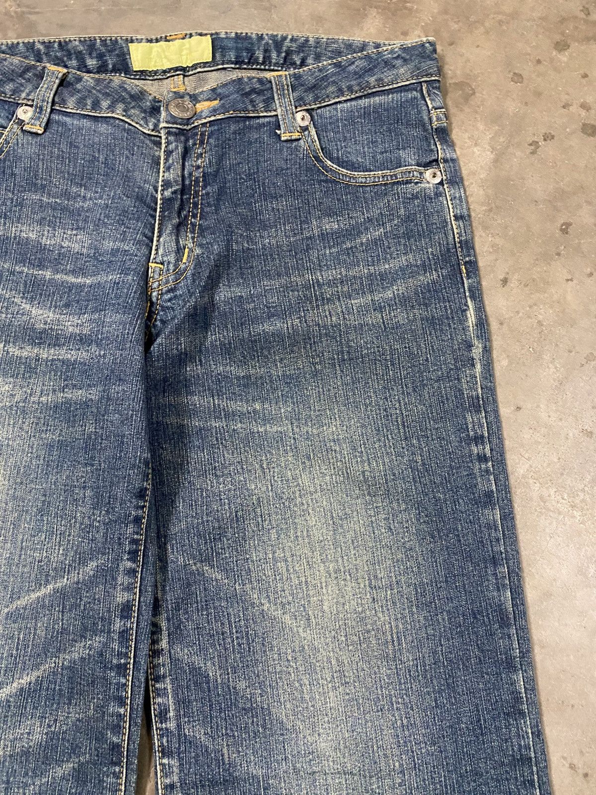Hysteric Glamour × Japanese Brand × Tornado Mart Flare Jeans Japan Beating Heart Flared Jeans @253 Size US 29 - 3 Thumbnail