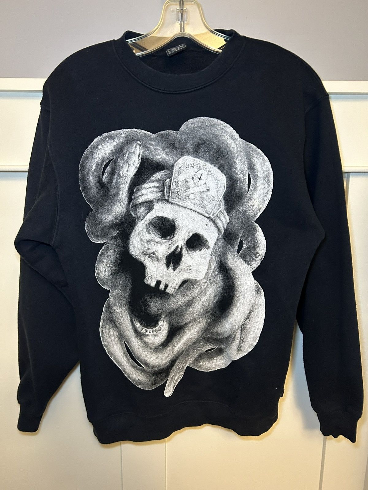 Flying Coffin Flying Coffin snake & skull print crewneck sweatshirt Size US M / EU 48-50 / 2 - 1 Thumbnail