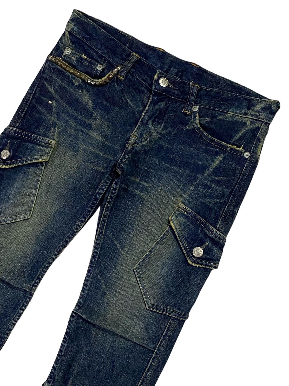 Hysteric Glamour Hysteric Glamour Strechable 3 Quarters Cargo Jeans Size 28" / US 6 / IT 42 - 16 Thumbnail