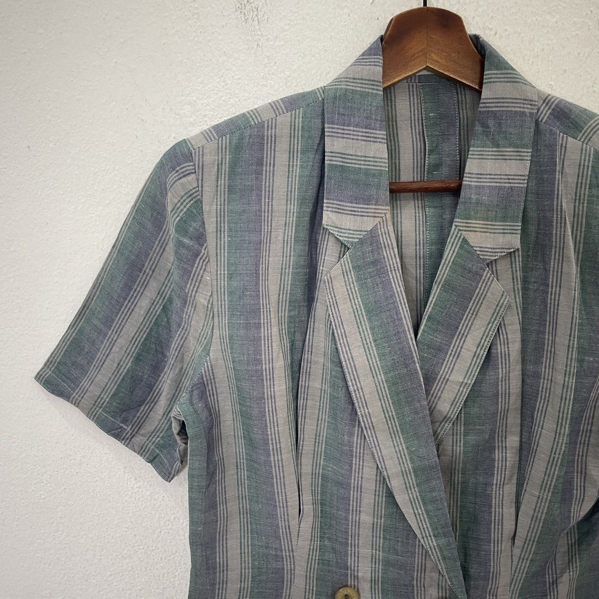 Aquascutum × Japanese Brand Vintage Aquasqutum Tweed Jacket Size M / US 6-8 / IT 42-44 - 3 Thumbnail