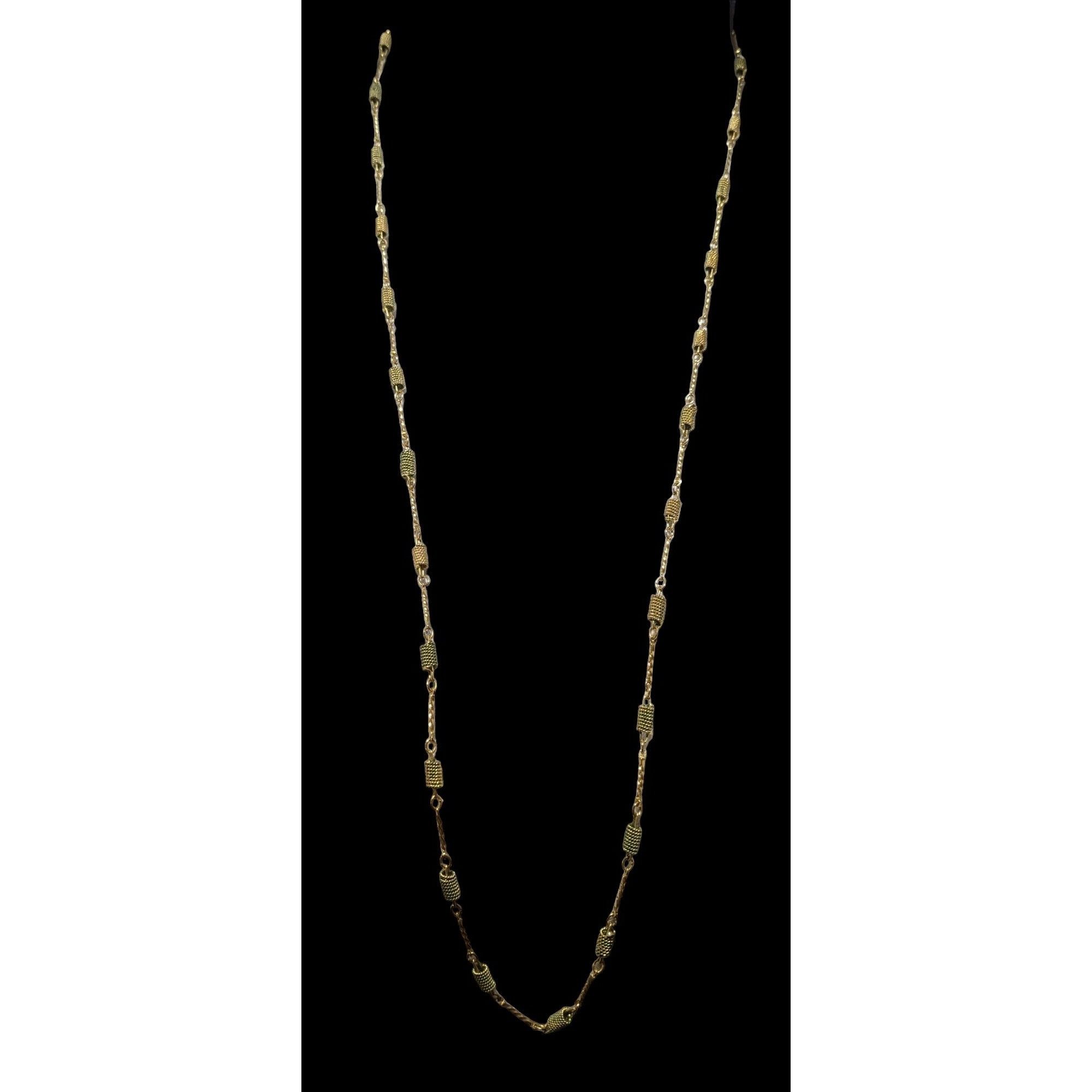 Other Vintage Rope Coil Spiral Bar Link Necklace Size ONE SIZE - 4 Thumbnail