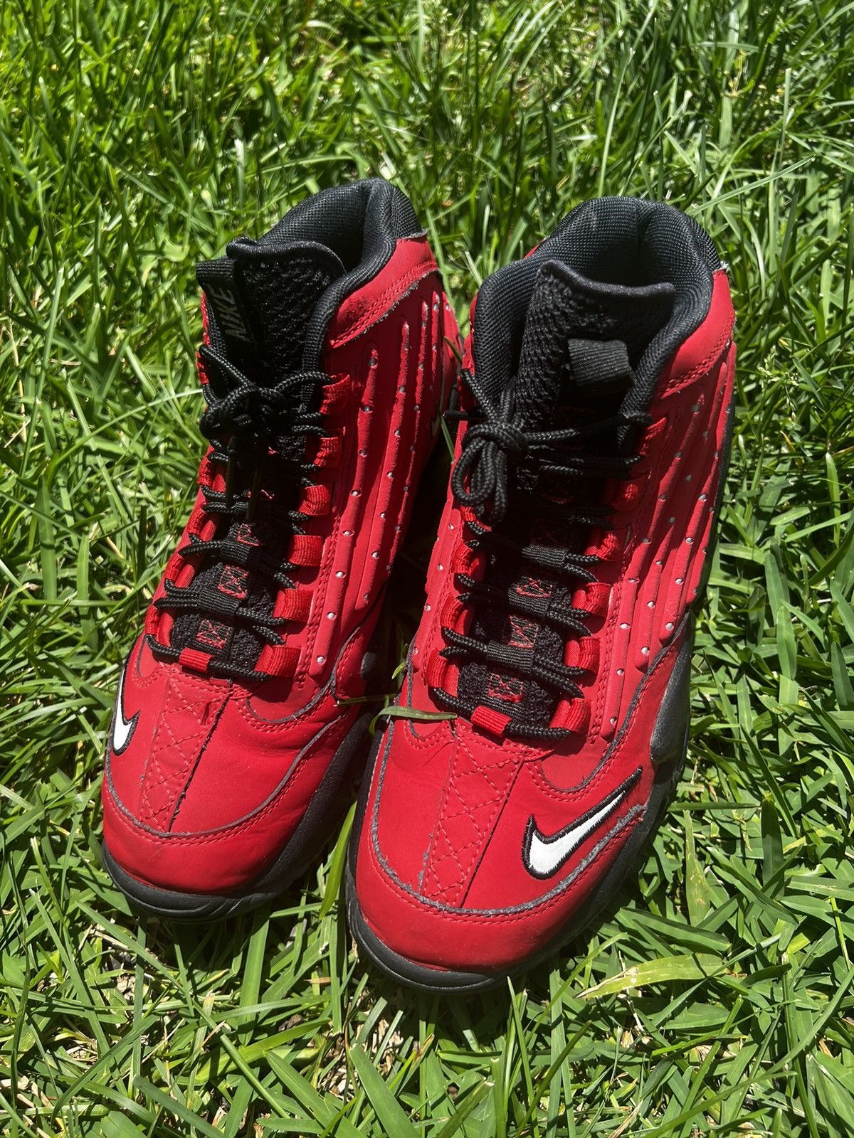 Nike CLEAN Nike Air Griffey II 2 size 7 Cincinnati Reds retro Size US 7 / EU 40 - 3 Thumbnail