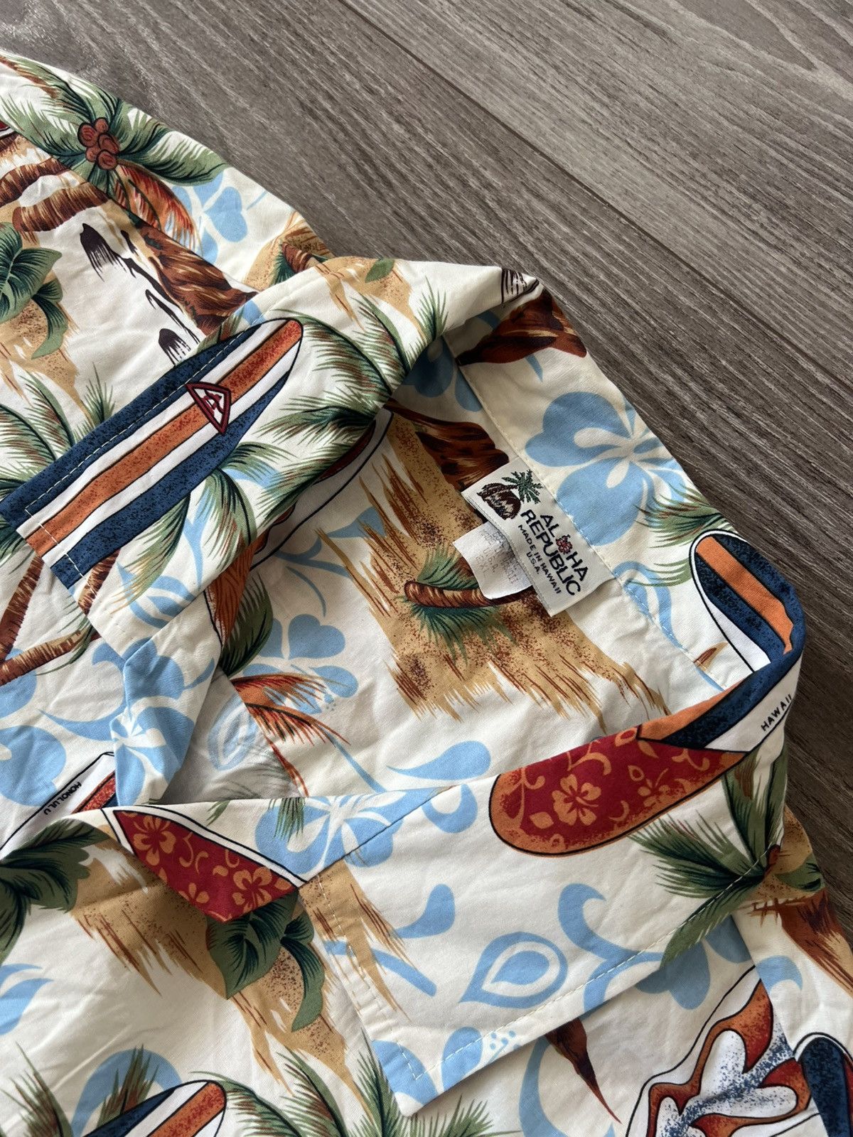 Other Rare Aloha Republic Made in Usa Hawaii Overprinted shirt Size US XXL / EU 58 / 5 - 17 Thumbnail