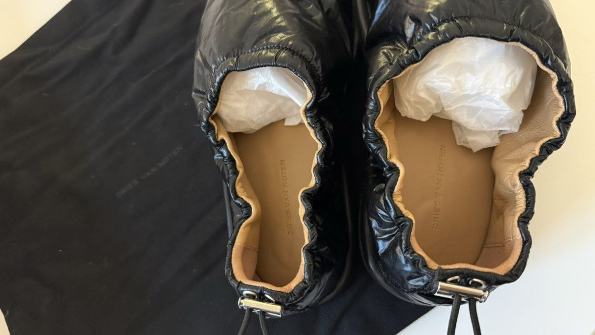 Dries Van Noten Drawstring Cinched Slipper In Qu604 Black900 Size US 8.5 / EU 41-42 - 6 Thumbnail