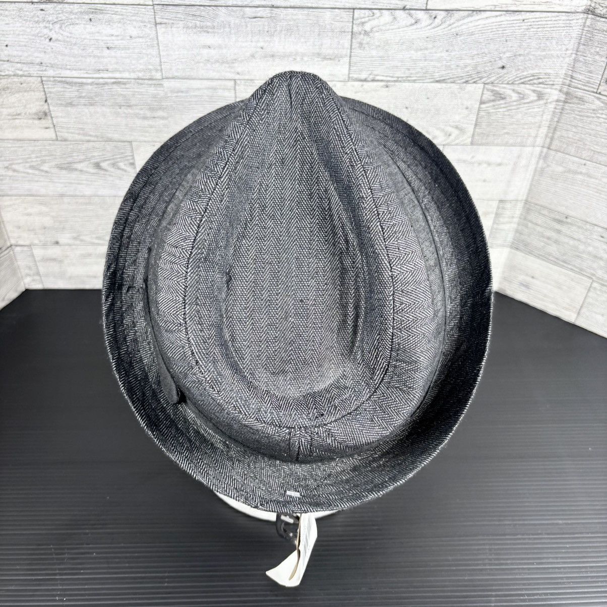 Stetson Stetson All American Fedora Hat Men's L-XL Herringbone NWT Size ONE SIZE - 3 Thumbnail