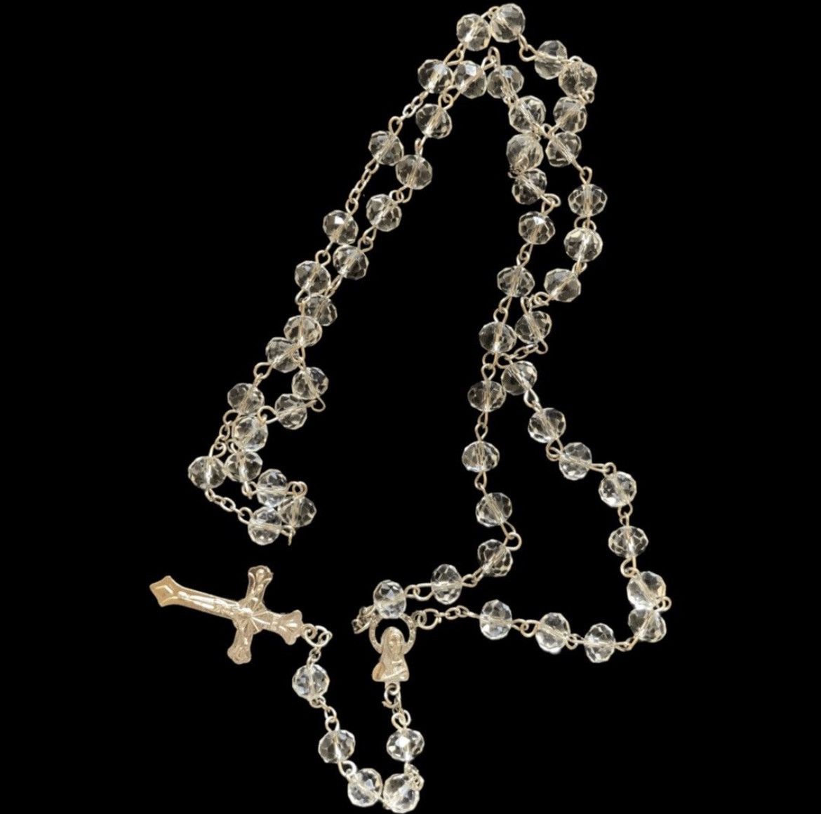 Jewelry Saint Benedict Rosary Necklace Chain Catholic Church Jesus Size ONE SIZE - 2 Thumbnail
