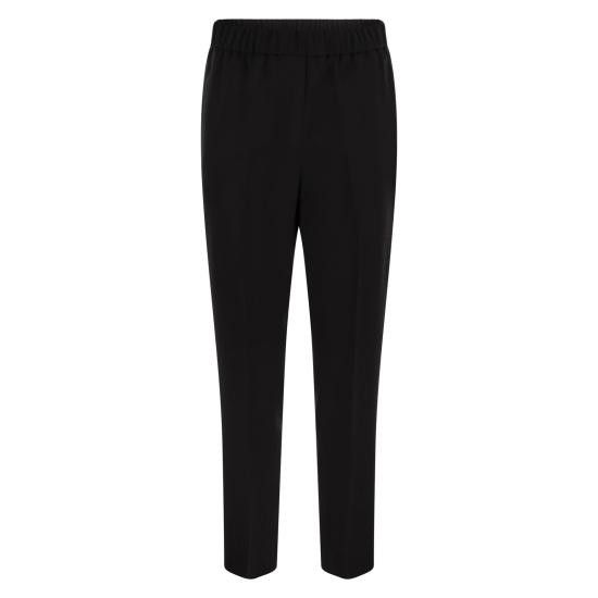 Peserico PESERICO Women Straight Pants P04572Z BLACK Size 30" / US 8 / IT 44 - 1 Thumbnail