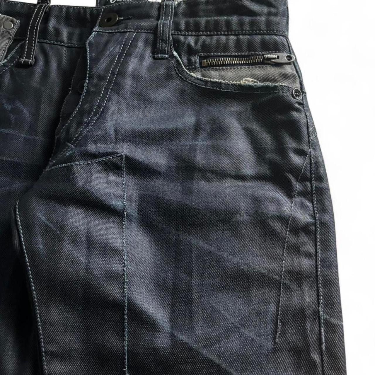 Bray Steve Alan Bray Steve Alan Fw10 deep indigo black waxed jeans Size US 30 / EU 46 - 4 Thumbnail