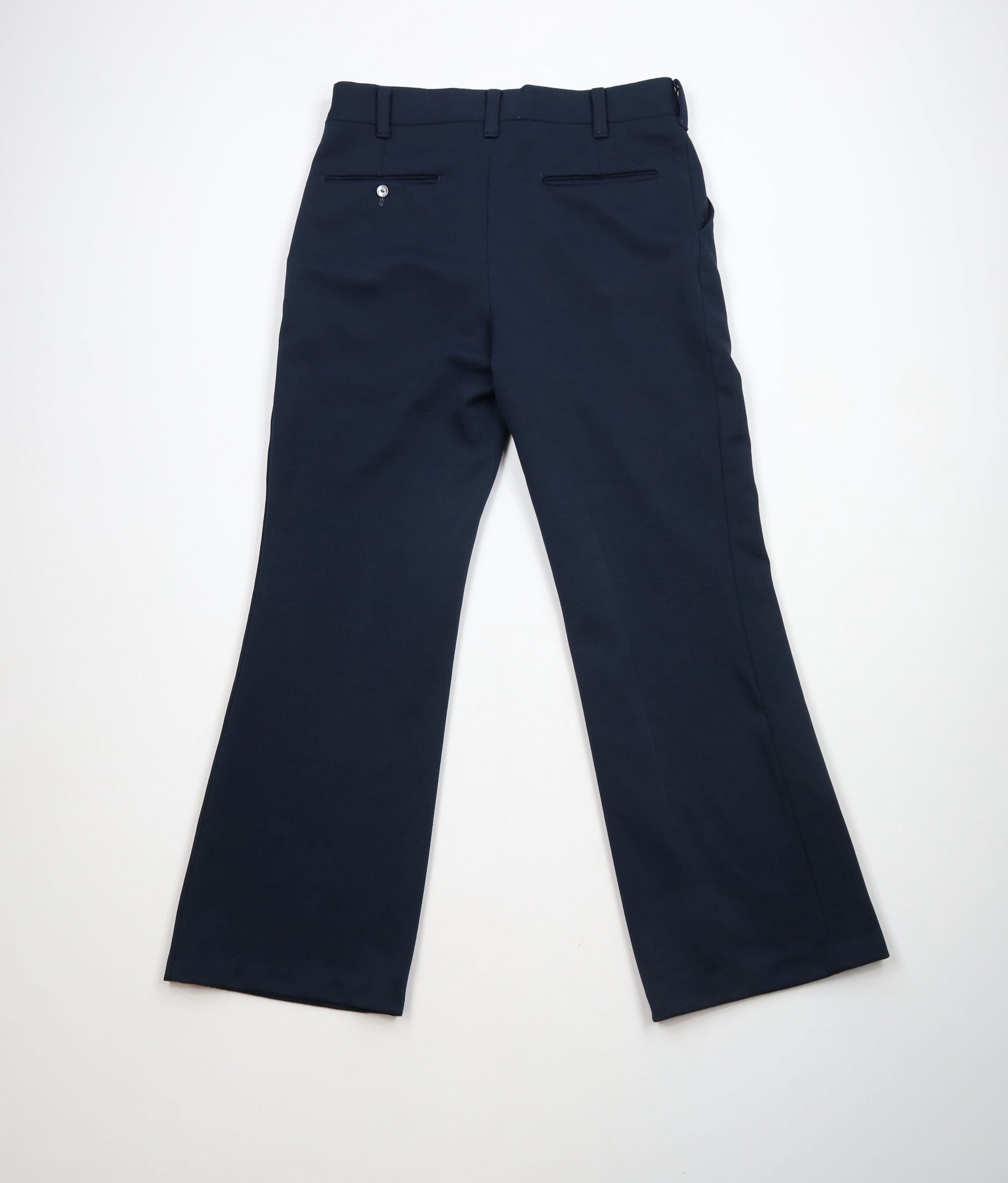 Vintage Vintage 70s Streetwear Bell Bottoms Chino Pants Blue USA Size US 34 / EU 50 - 9 Thumbnail