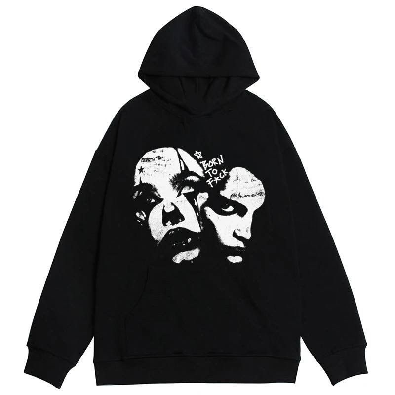 Very Rare Opium Born To Fck Scared Faces Hoodie | Grailed