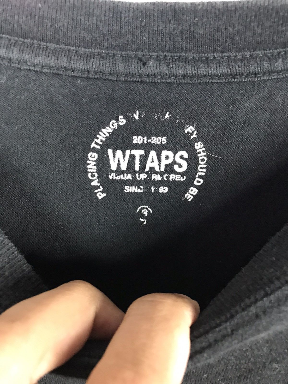 Wtaps Wtaps Long Sleeve Tshirt Black Colour Nice Design Size US L / EU 52-54 / 3 - 5 Thumbnail
