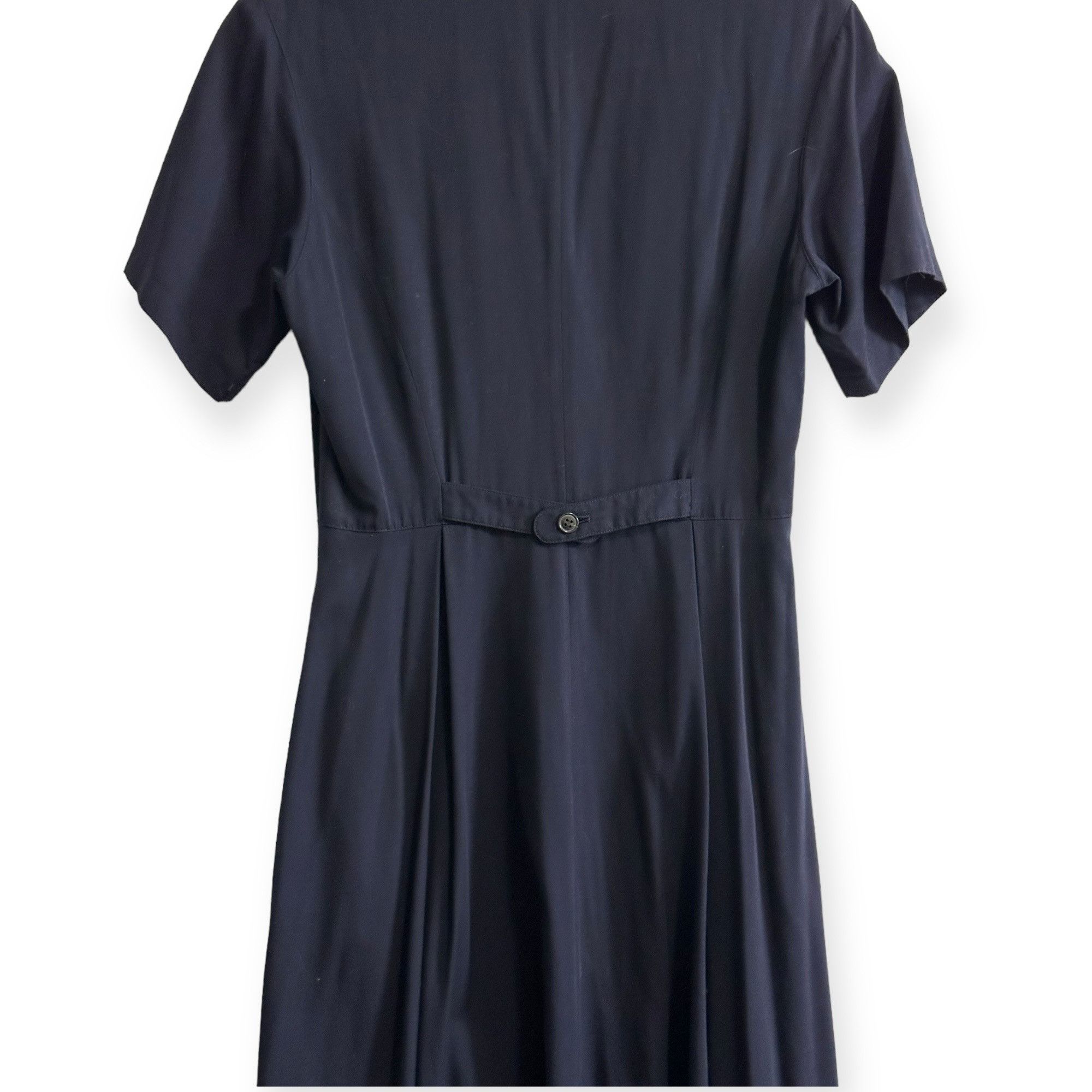 ATSURO TAYAMA × Japanese Brand × Vintage Vintage AT/Atsuro Tayama Blue A line Short Sleeve Midi Dress Size ONE SIZE - 7 Thumbnail