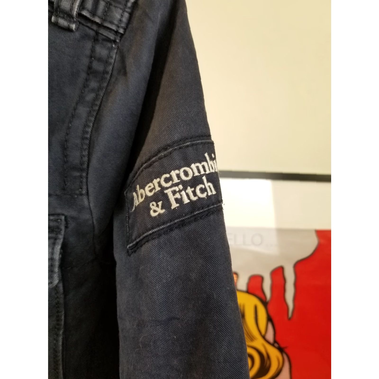 Abercrombie & Fitch VINTAGE Abercrombie & Fitch BLACK Cotton Military Jacket M Mens Size US M / EU 48-50 / 2 - 3 Thumbnail