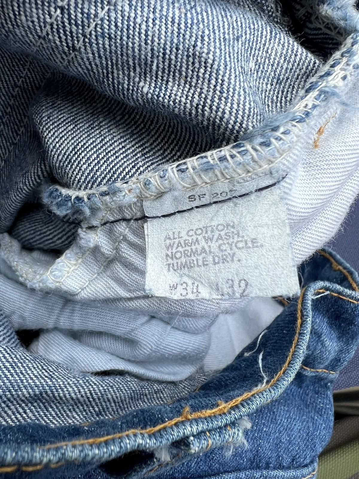 Levi's RARE! Vintage 70s Levi’s 646 Orange Tab Denim Bootcut Jeans Size US 33 - 23 Thumbnail