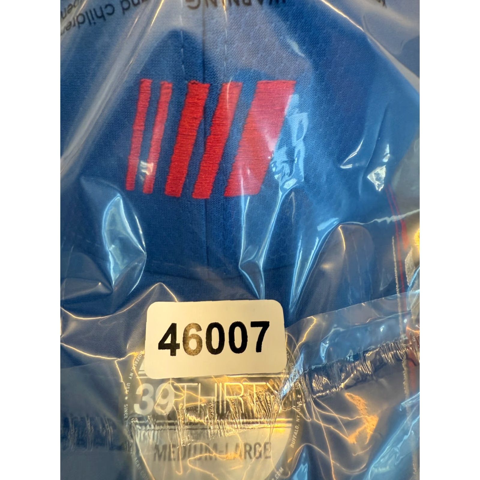 New Era Nascar Hat New Era 39Thirty Flex Racing Cars Mens Medium Blue Size ONE SIZE - 8 Thumbnail