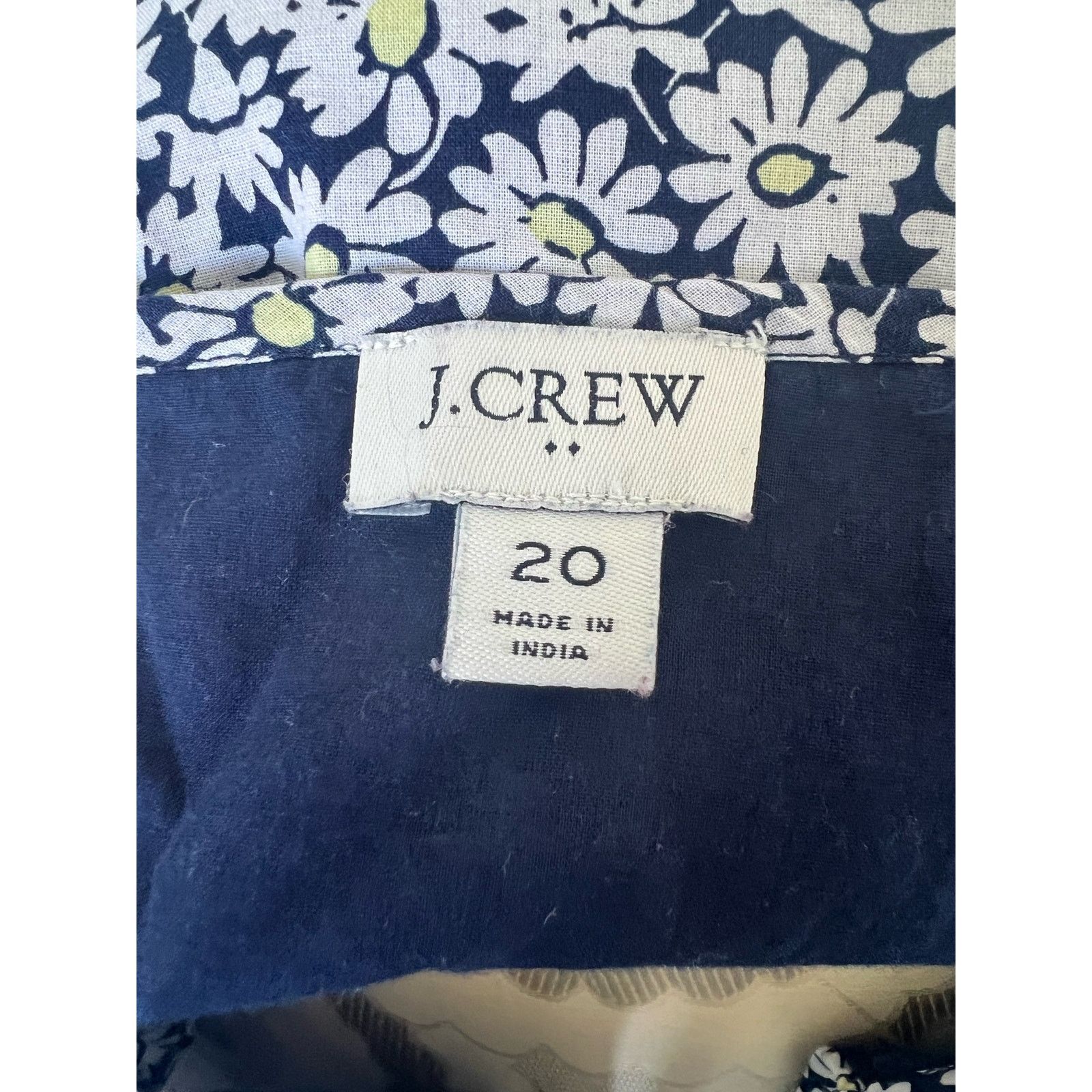 J.Crew J.Crew Short Sleeve Floral Print Ruffle Dress Size 20 Size 3XL / US 20-22 - 7 Thumbnail
