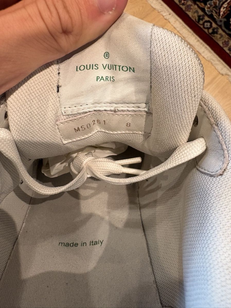 Louis Vuitton Louis Vuitton Trainer Green/White PO NB Size 9.5 Size US 9.5 / EU 42-43 - 5 Thumbnail