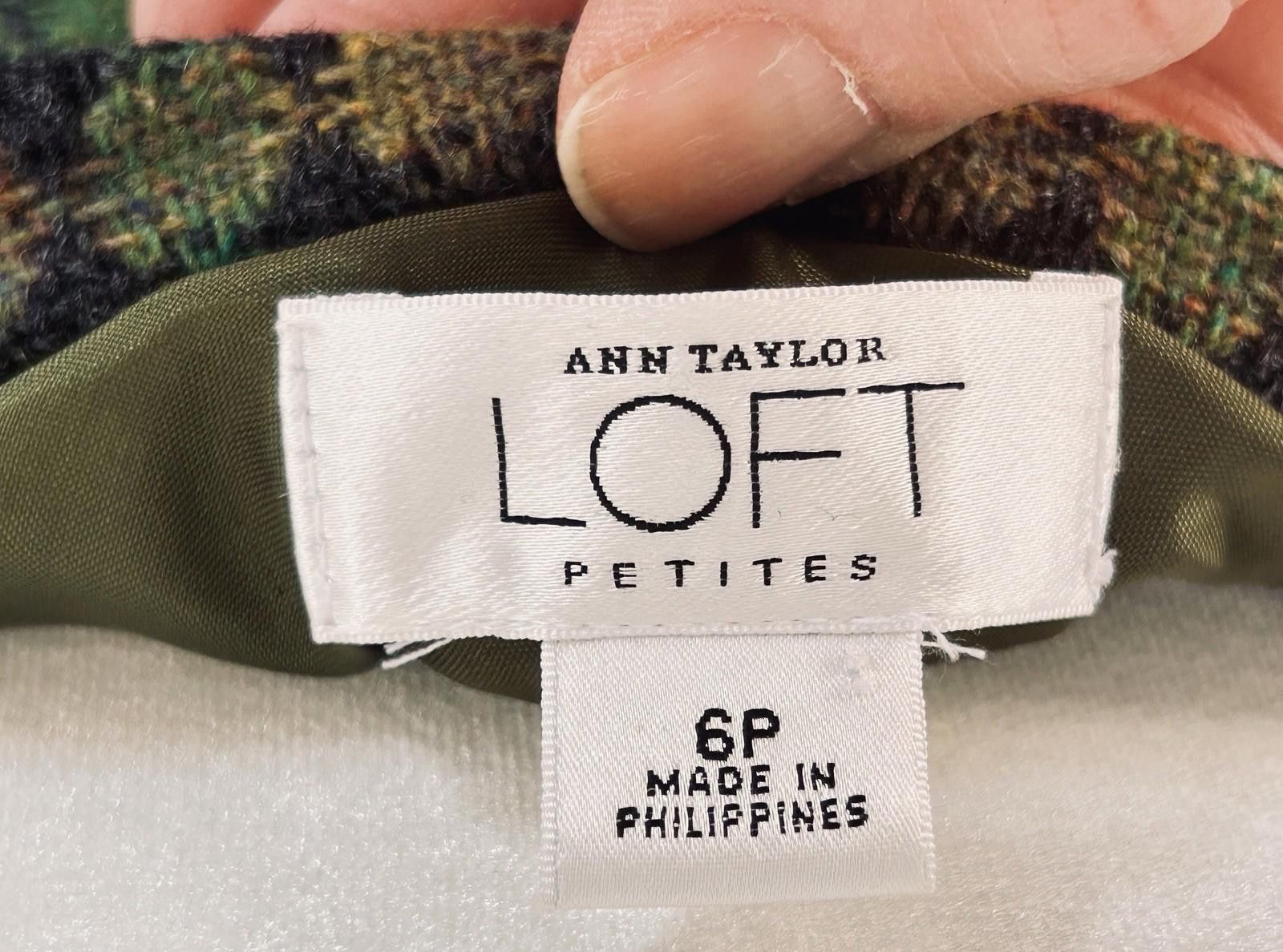 Other Ann Taylor LOFT Tweed Skirt sz6p Classic Wool Blend Workwear Size 28" / US 6 / IT 42 - 5 Thumbnail