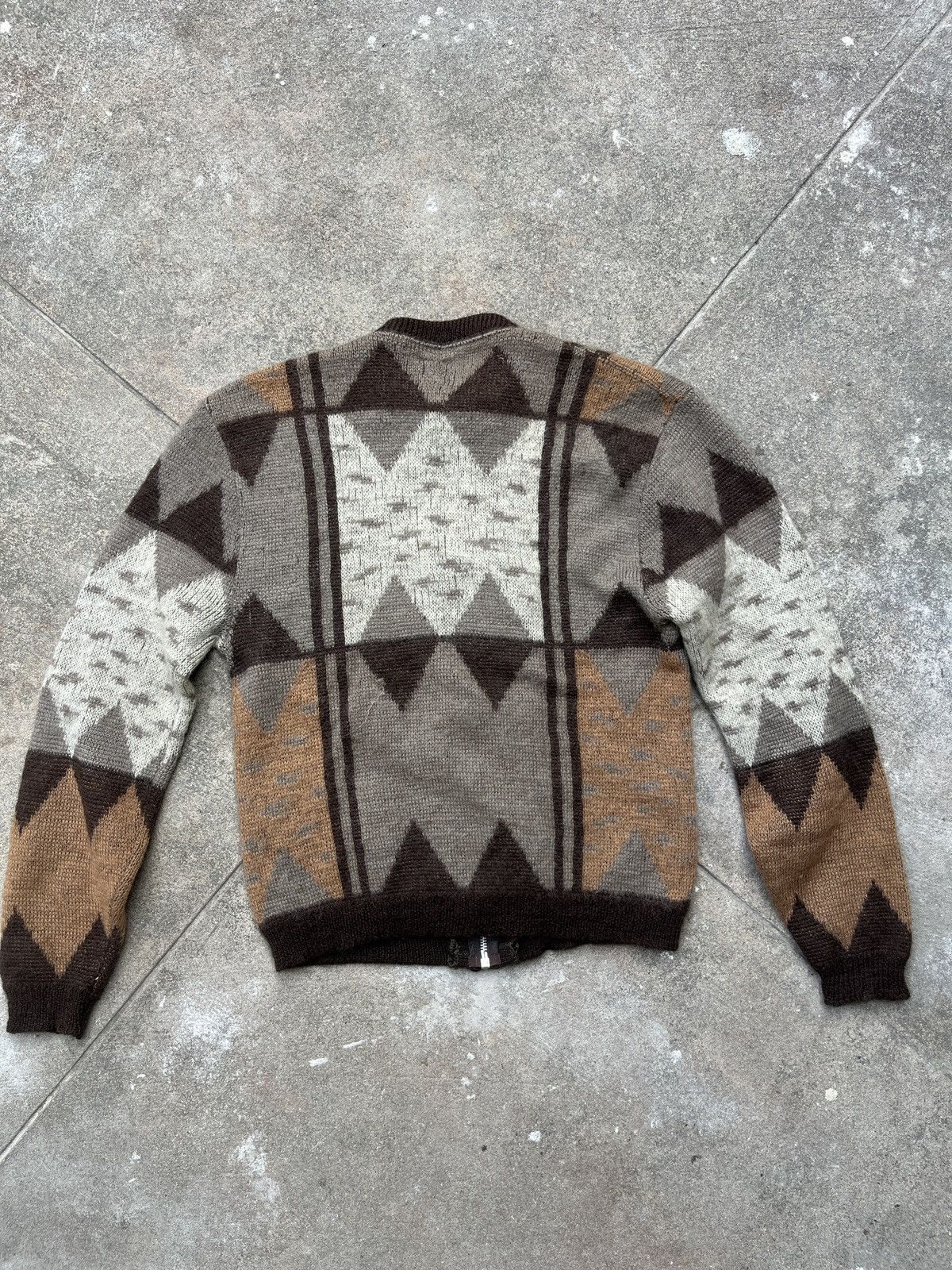 Vintage 60s/70s Mohair Zip Cardigan